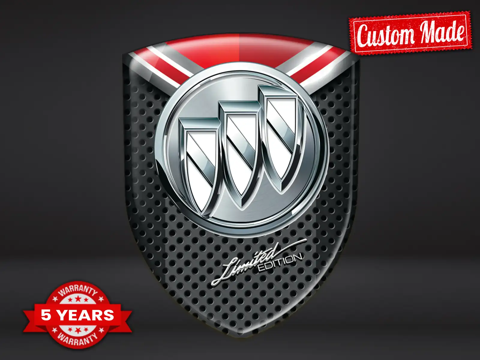 Buick Signes Auto Bombés Pro Max Durable Stylé Moderne